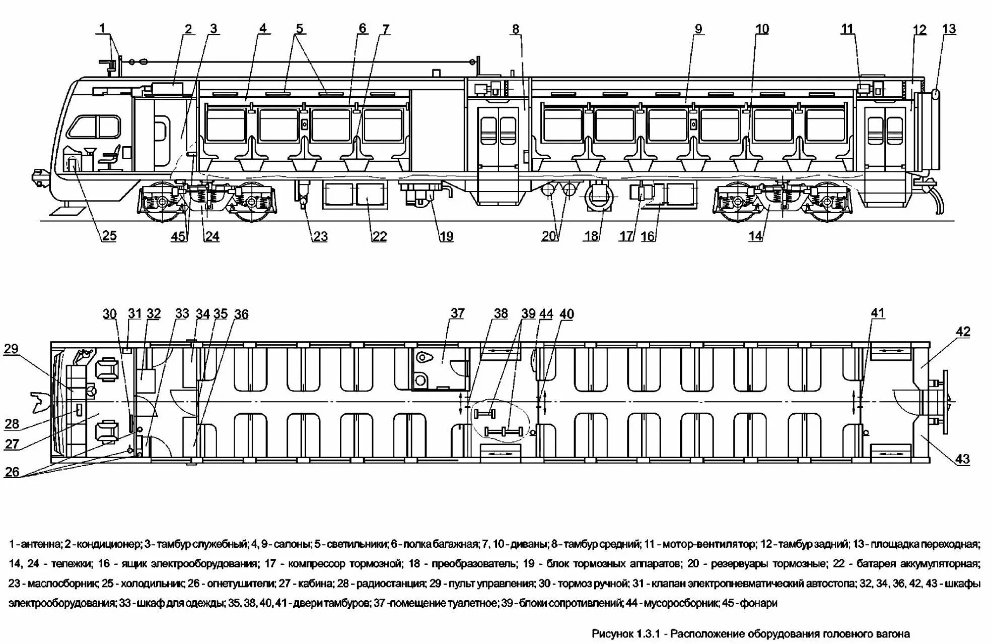 Устройство вагона поезда. Моторный вагон эд4м конструкция. Расположение оборудования моторного вагона эд4м. Пассажирский вагон схема оборудования. Вагон электропоезда эд4м чертежи.