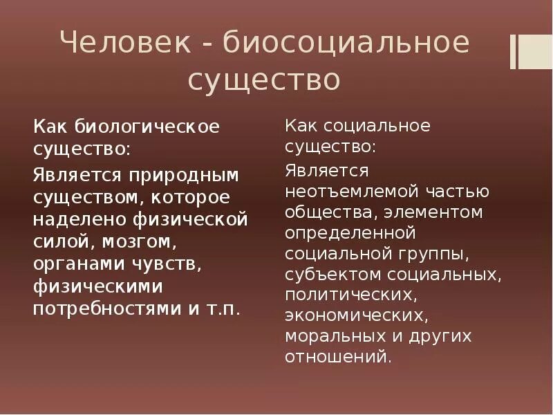 Что означает биосоциальное существо. Человек как биологическое и социальное существо. Человек биологическое существо. Человек существо биосоциальное презентация. Человек существо биосоциальное вывод.