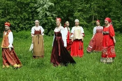 Народный костюм карелии женский