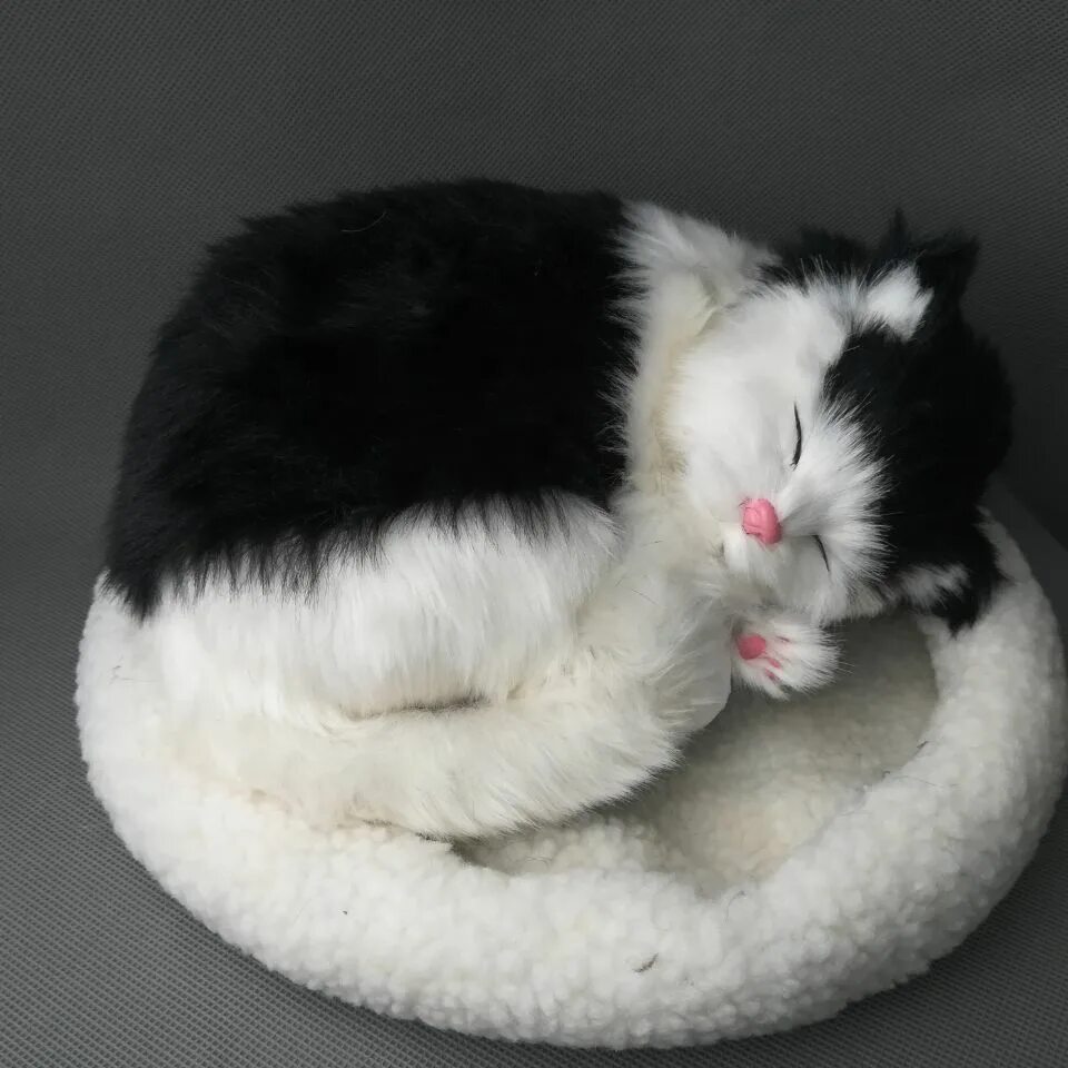 Кошка купить живая. Реалистичные мягкие игрушки кошки. Мягкая игрушка черно белый кот. Мягкая игрушка кошка черно-белая. Реалистичная игрушка кошка.