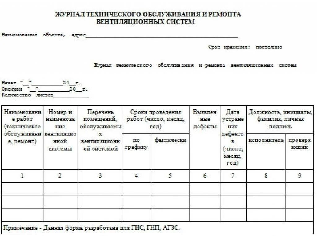 Периодичность работ по очистке вентиляционных камер. Журнал технического обслуживания вентиляции. Журнал контроля системы вентиляции. Журнал проверки вентиляционных систем образец заполнения. Журнал по техническому обслуживанию вентиляционных систем.