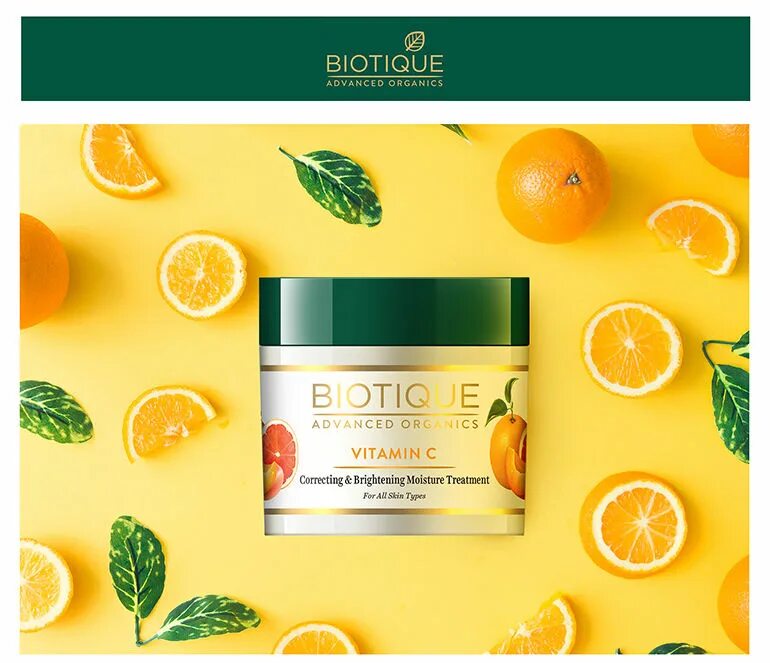 Ночная маска с витамином с. Biotique Advanced Organics Glow restore Grapeseed & Sea Buckthorn treatment Oil 30ml.