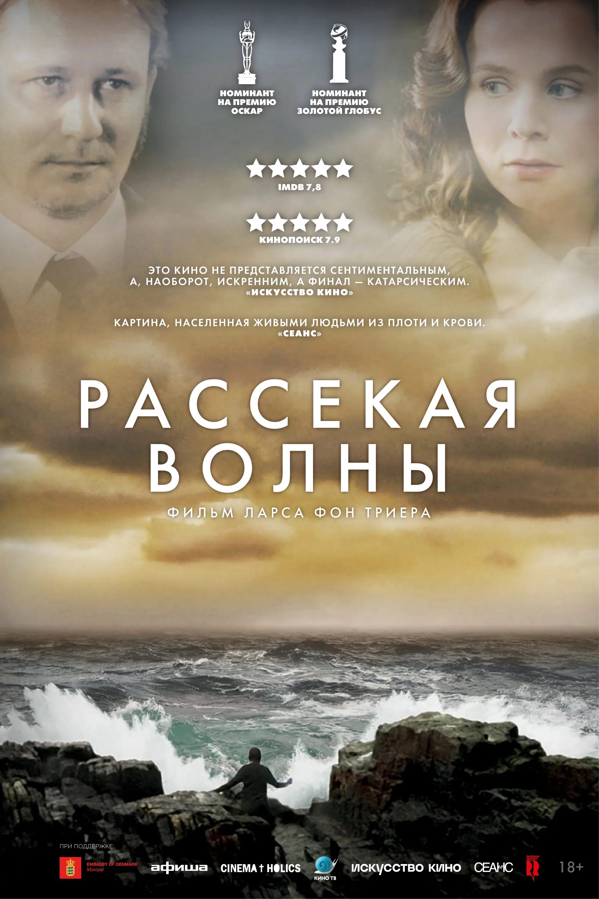 Рассекая волны. Рассекая волны (Breaking the Waves) 1996. Ларс фон Триер рассекая волны. Фильм Ларса фон Триера разрезая волны.