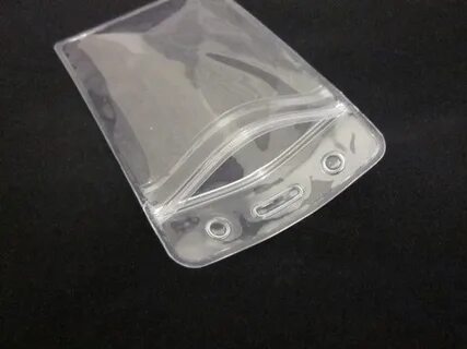 Clear plastic card