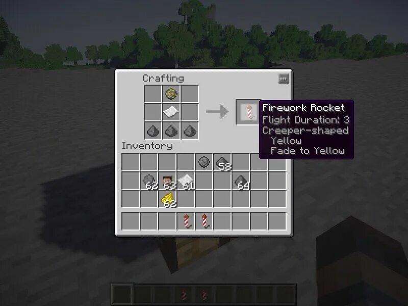 5. 16. Крафт фейерверка 1. Крафт фейерверков в майнкрафте. Как скрафтить фейерверк в майнкрафте.