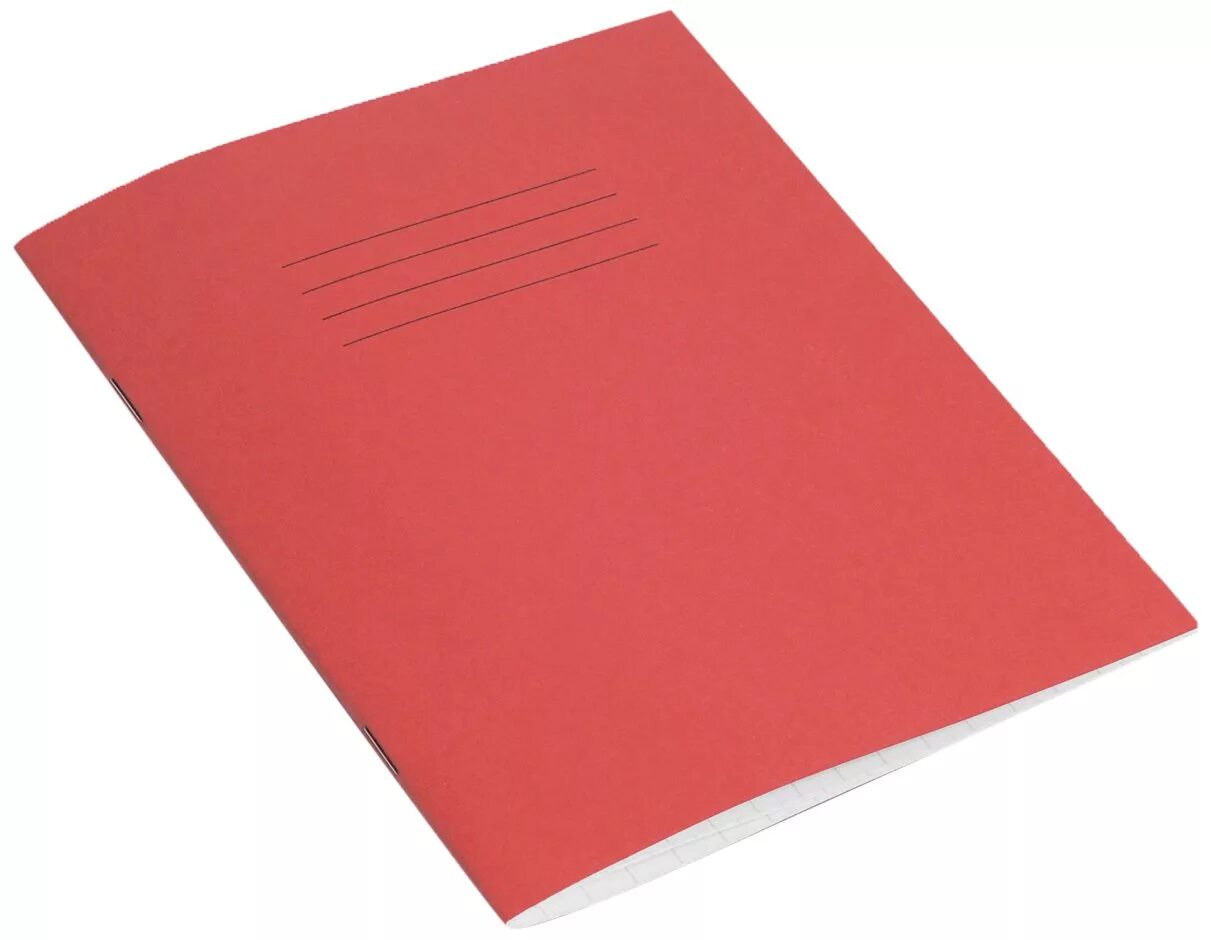 Exercise book 3. Тетрадь на прозрачном фоне. exercise book. красная тетрадь на прозрачном фоне. das heft (тетрадь).