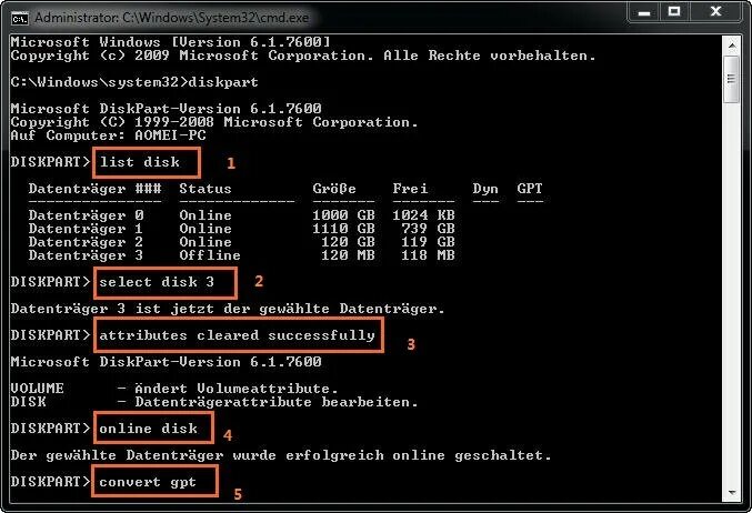 Как перейти на диск в cmd