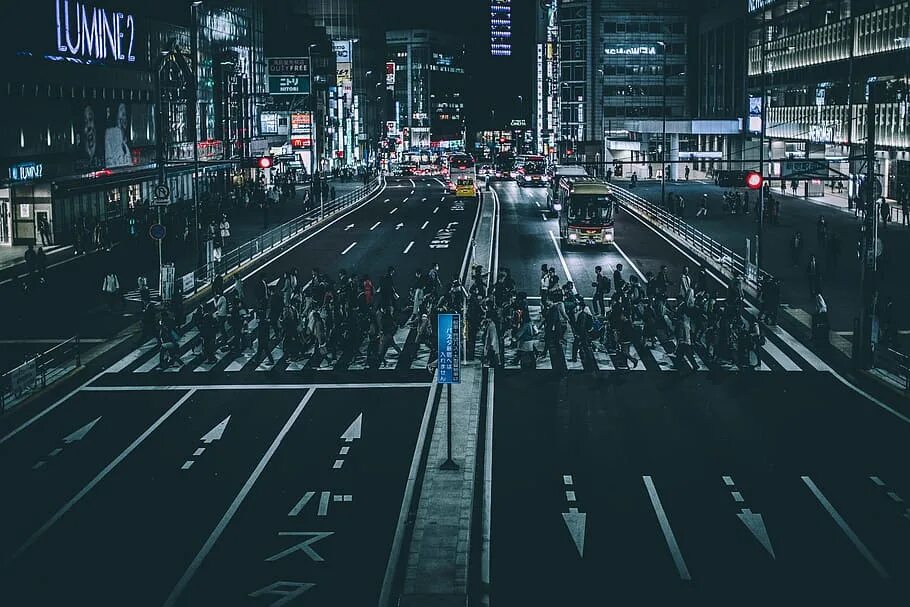 Ночное движение 3. Городское движение. Токио дороги. Фото с городским движением. Tokio город машины.