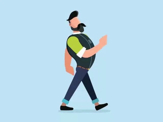 Run man animation