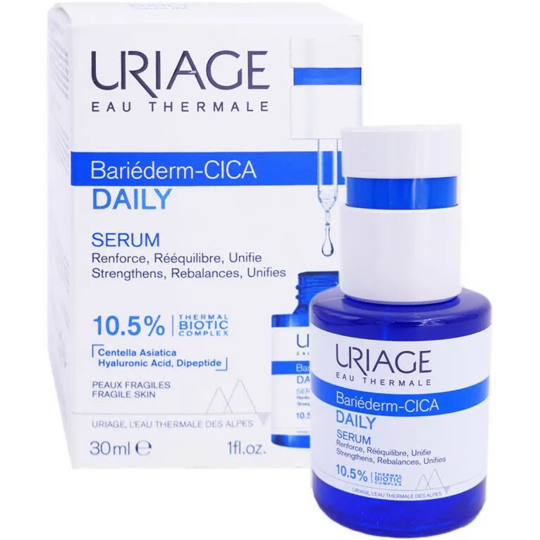 Uriage cica-Daily. Урьяж Bariederm. Uriage Bariederm cica Daily Serum. Uriage Eau Thermale Bariederm cica. Bariederm cica крем