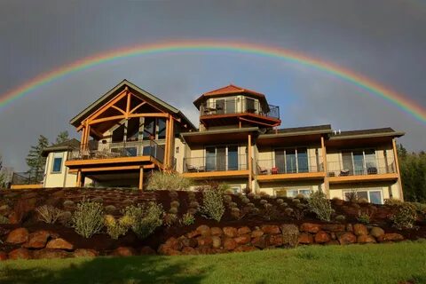 Rainbow above Bella Colina B & B.