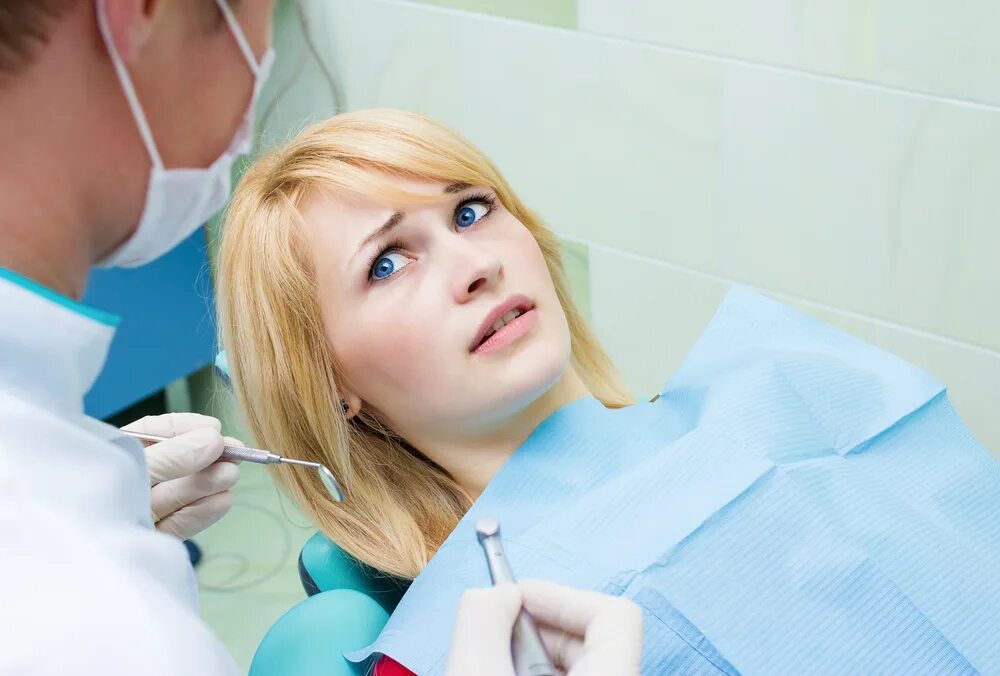 Полости рта беременности. Пациент в стоматологии.