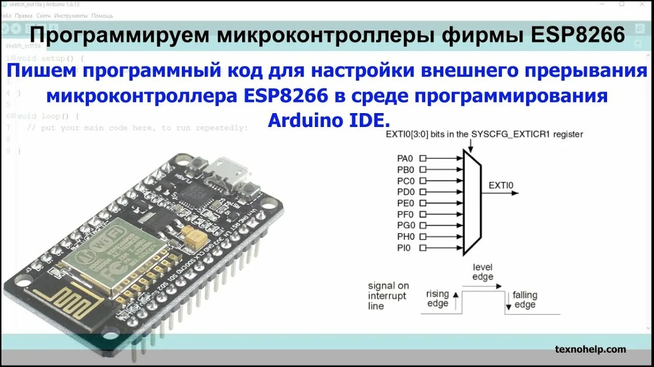 Программирование esp8266. Прерывания микроконтроллера. esp микроконтроллер. ардуино внешние прерывания. esp8266 внешние прерывания.
