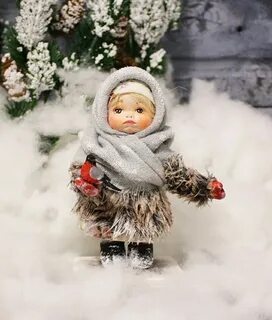 Зимний кукла