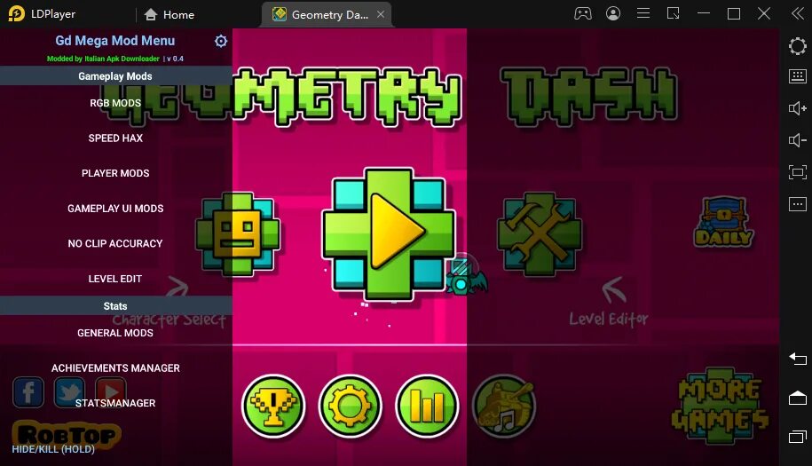 Gd mod menu pc