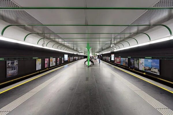 Метро вены фото Praterstern U1 Вена Прогулки по метро