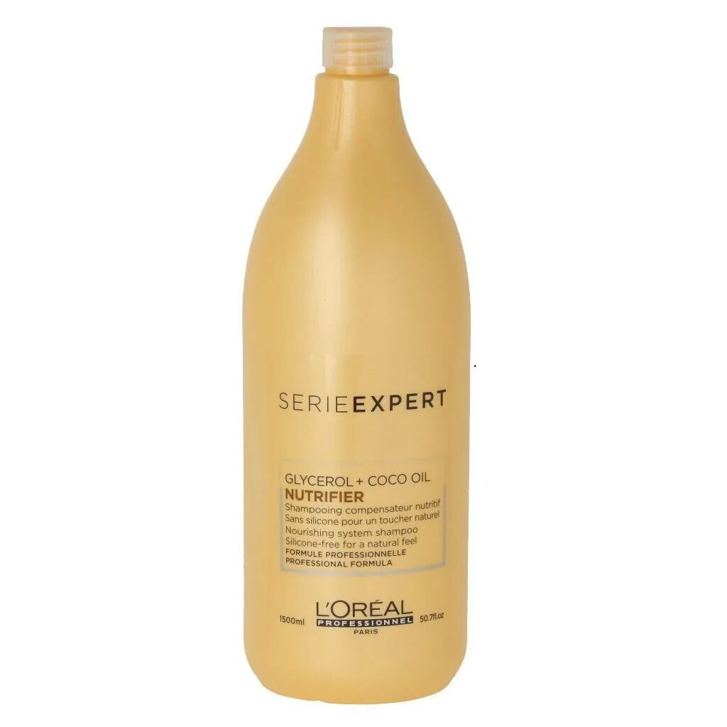 Шампунь serie. L'Oreal Professionnel шампунь Nutrifier glycerol+Coco Oil. Шампунь Loreal Professionnel serie Expert Nutrifier Shampoo. Serie Expert glycerol Coco Oil Nutrifier. L'Oreal (лореаль) Professionnel Nutrifier Shampoo шампунь увлажняющий, 1500 мл.