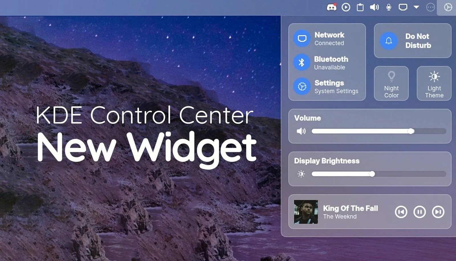 Widgets control. Kde виджеты. ios control center. kde новое меню приложений. виджет нового подписчика.