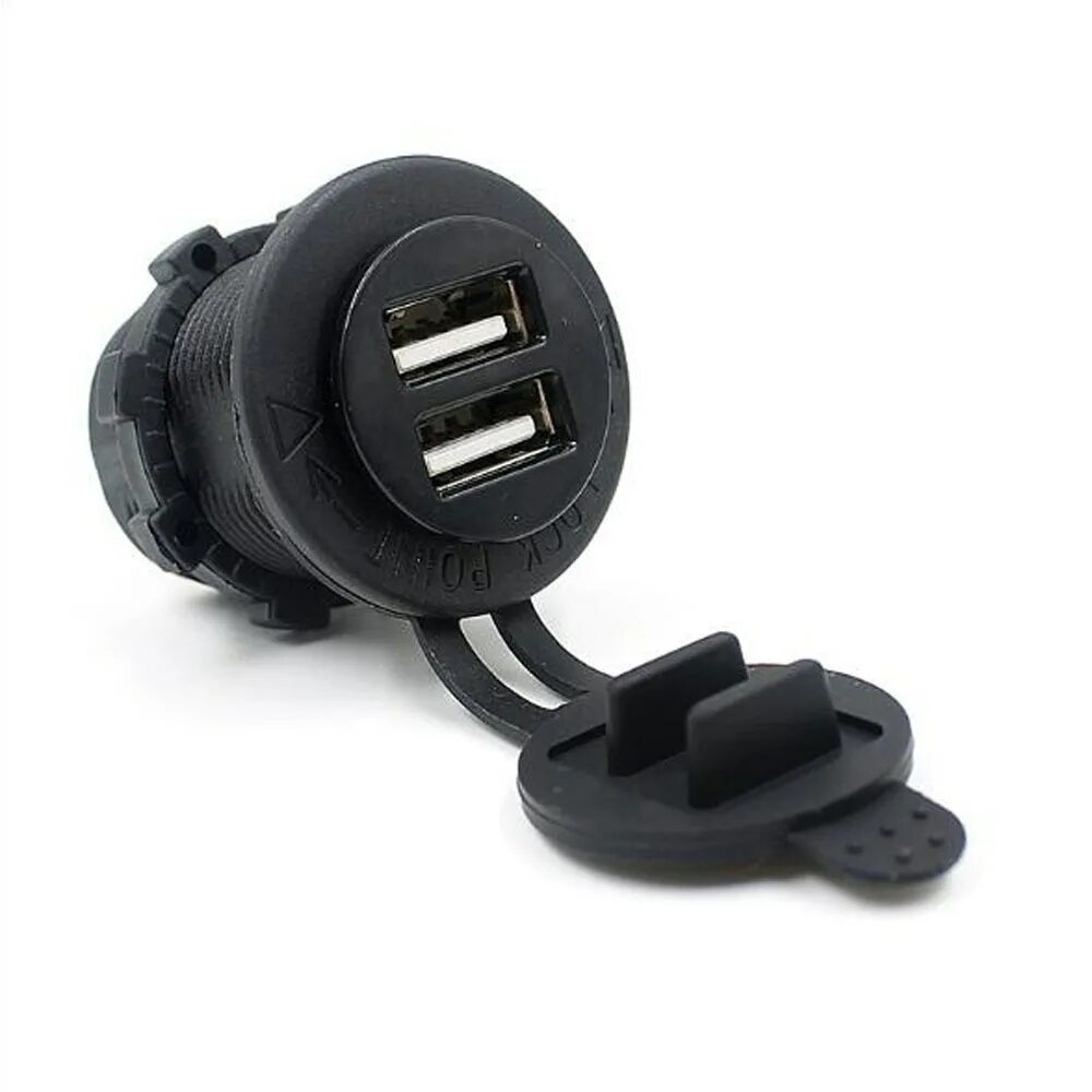 Артикул прикуривателя. Розетка usb встраиваемая в авто 12v / 24v (5v, 2.1а + 1а) - арт. usb 12. авто розетка 12в гнездо адаптер. прикуриватель usb 12v. гнездо прикуривателя usb 12v.