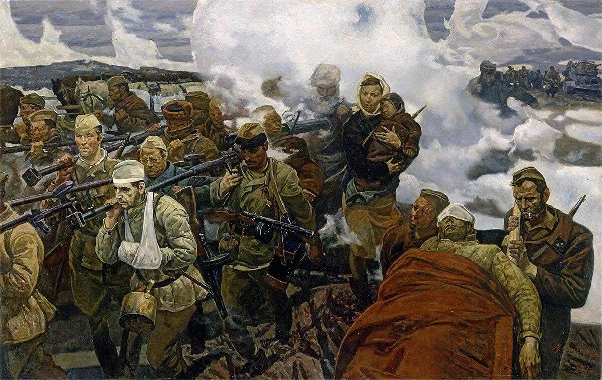 Военные картины великой отечественной войны. Художники о войне.