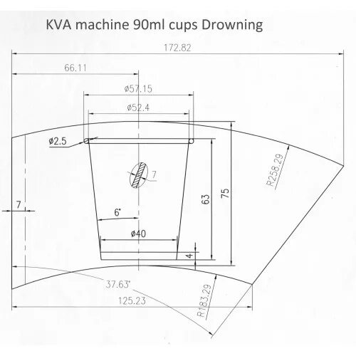 Как находить шаблоны в кап кут. Чертеж paper Cup Fan 350 мл. Стакан 12 oz развертка.