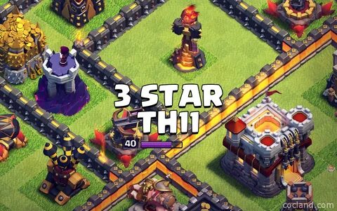 3-star-th-11 Clash of Clans Land