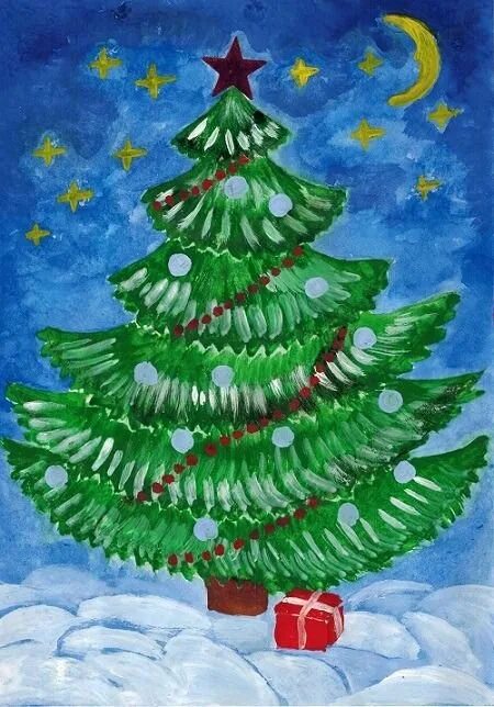 Конспект занятия по рисованию новогодняя елка. Рисование новогодняя елка. рисование новогодняя елка в подготовительной группе. рисование новогодняя елка в старшей группе. рисование наша нарядная елка.