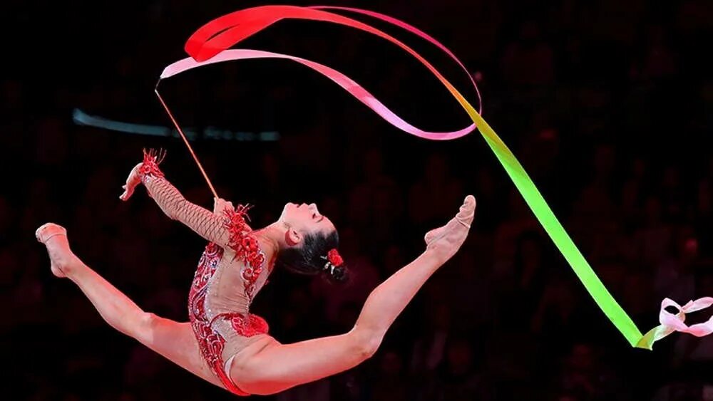 Выступление художественной гимнастики 5 лет