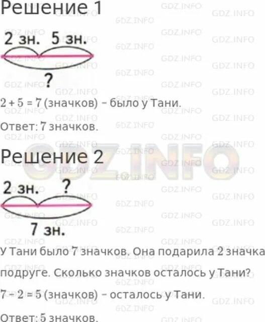 У тани было 6 книг. У Тани было несколько значков. Математика 2 класс 2 часть страница 29 номер 1. Математика 2 класс страница 29 номер 2. Задача у Тани было несколько значков.