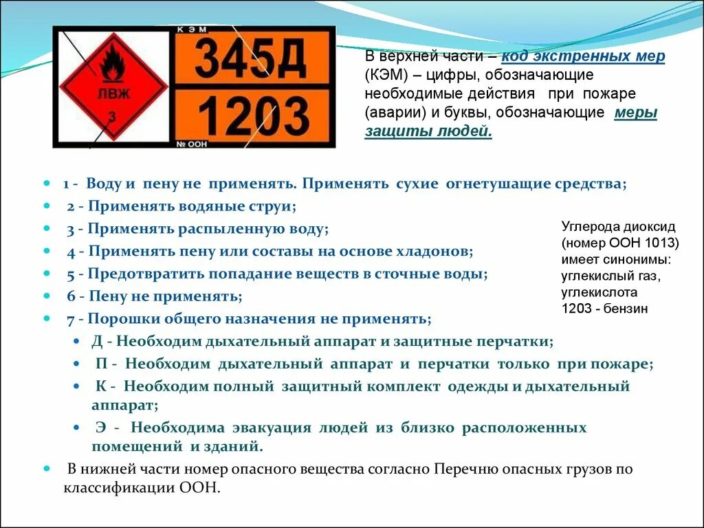 Что означает 1а. Номер ООН для опасных грузов. Расшифровка маркировки кода экстренных мер при пожаре. Код экстренных мер при транспортировке опасных грузов. Табличка опасный груз 1202.