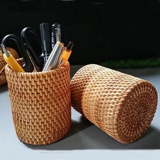 Ведро для плетения ротангом