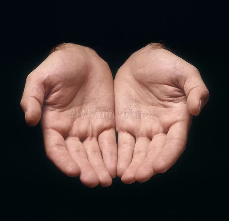 Hands that are out. Ладони предлагают. рука предлагает. offer hands something.