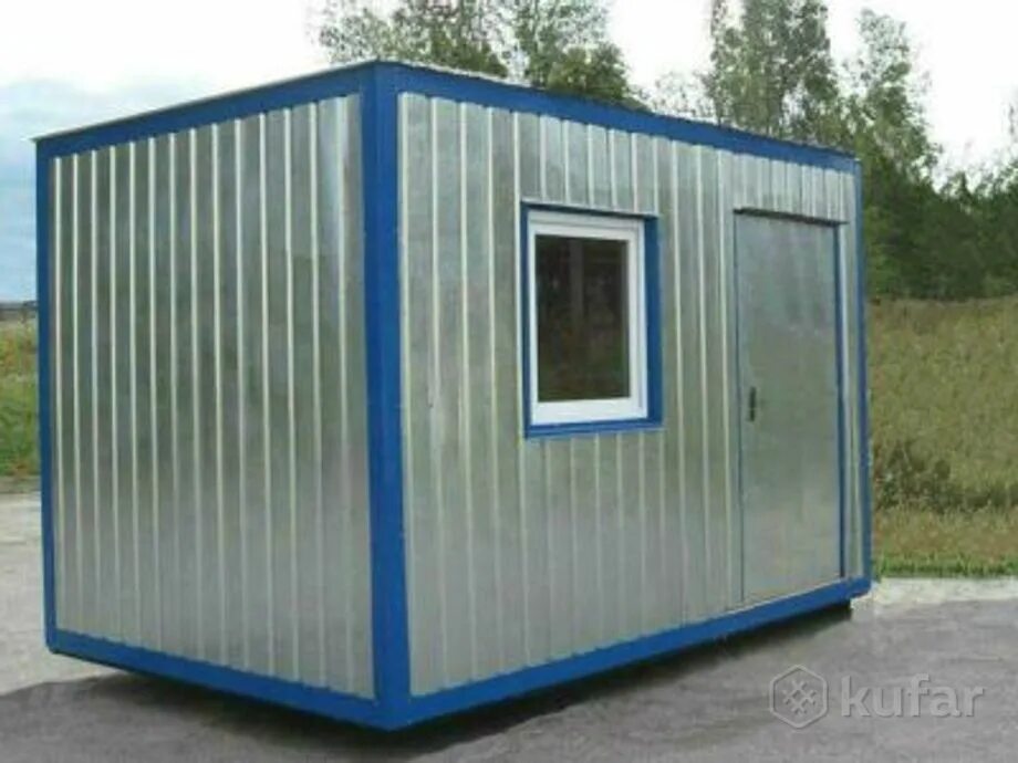 Будка охраны 2х2 из пвх. 5 2. Жилые будки. Блок-контейнер 6х2. 100мм).