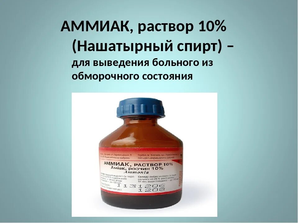 Аммиак приготовление растворов