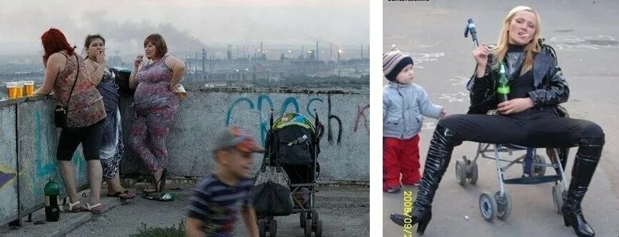 Про пьяную маму. Женщина с коляской и пивом. Мамаша с пивом и ребенком. Курящая мама с коляской.