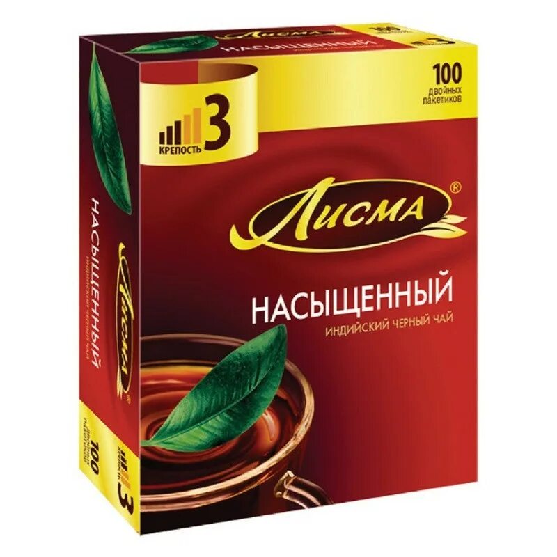 Чай в пакетиках в россии. Чай Лисма насыщенный 100 пак. Чай Лисма черный насыщенный 100*1,8г. Чай Лисма черный 100 пакетиков. Чай Лисма 25 пакетиков.