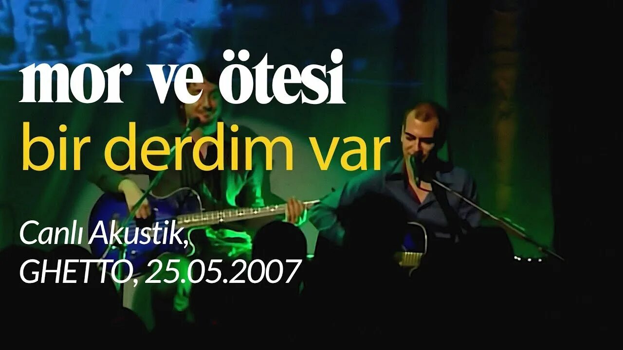 Bir derdim var. Bir derdim var