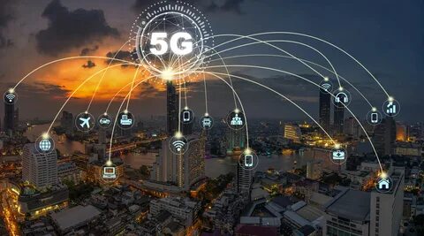 Вышка 5 G Фото.