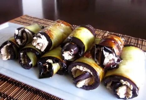 Баклажаны с орехами и зеленью