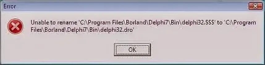 Unable to execute