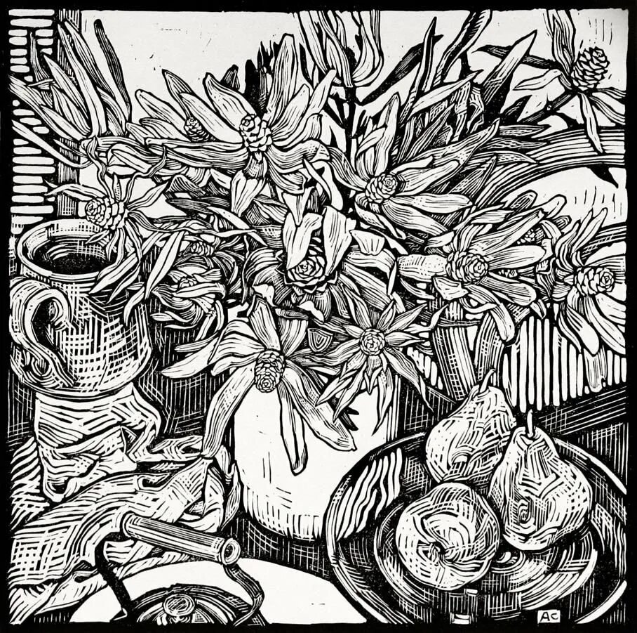 Художник варакин эстамы. Ярослав манухин линогравюра. Эстамп натюрморт. Ушин андрей линогравюра цветная. Гравюра.