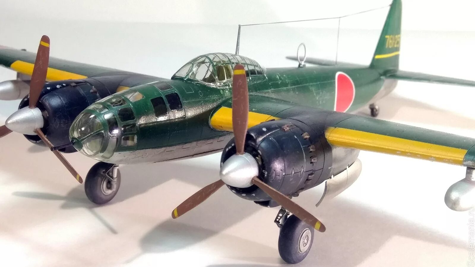 P1y Гинга. Бомбардировщик p1y «Гинга». P1y1. Kugisho p1y1 Ginga type11 Hasegawa, 1/72. 1 22 y 1 24