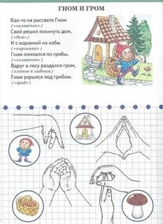 Пальчиковая гимнастика гномики жили были