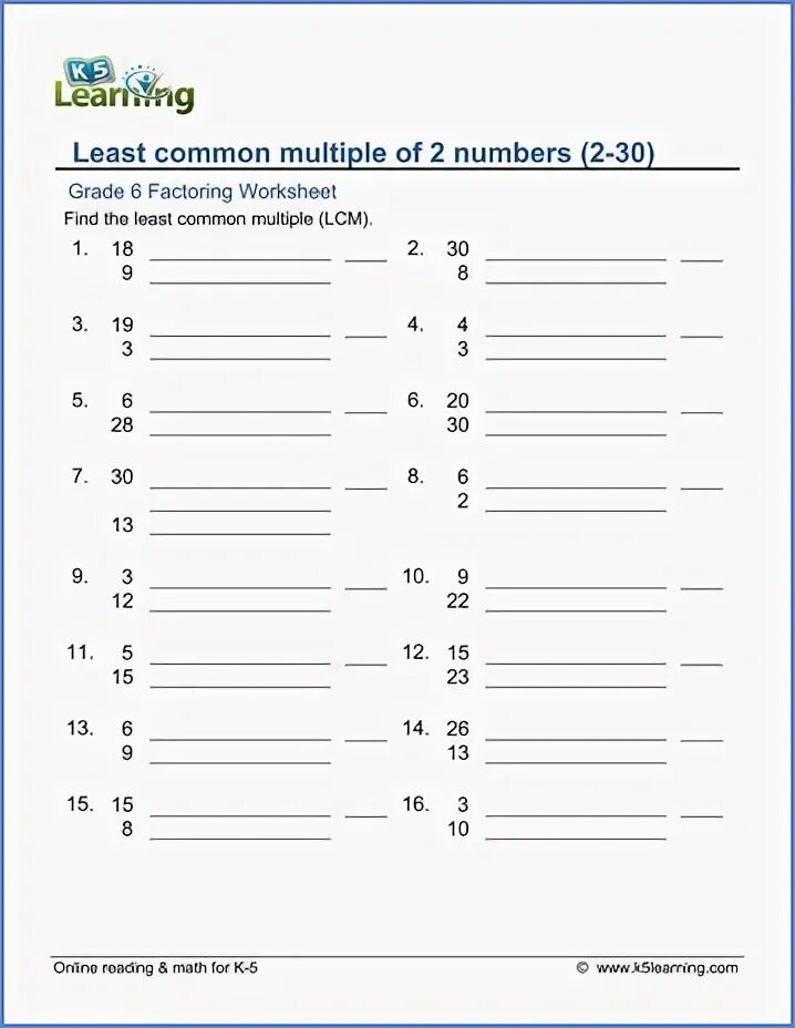 Least common перевод. Lcm worksheets. highest common factor worksheet. find greatest common factor and least common worksheet. common factors multiples.