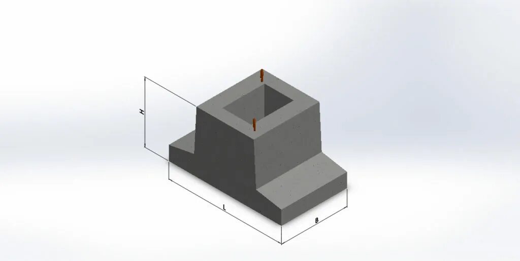 3. Фундамент опоры (подножник) ф3-а. 407-115 вып. Фундамент опоры ф3-а чертеж. Фундамент ф2-а чертеж.