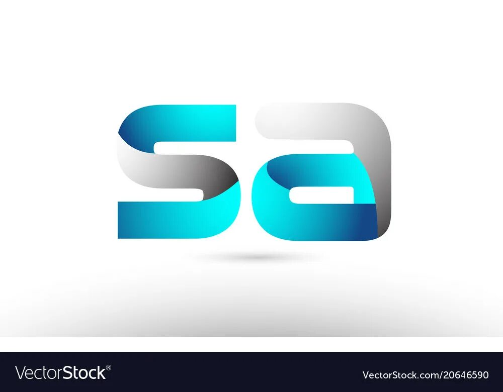 Sa s ru. Лого sa. Логотип 3d ш. Са вектор. Logo for the Letters sa.