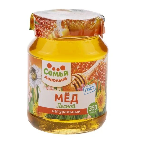 Мед в 7 месяцев. Мед натуральный Лесной. Торговая марка меда. Мед семья довольна. Медовый бренд.