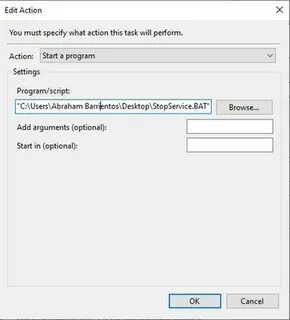 Task setting