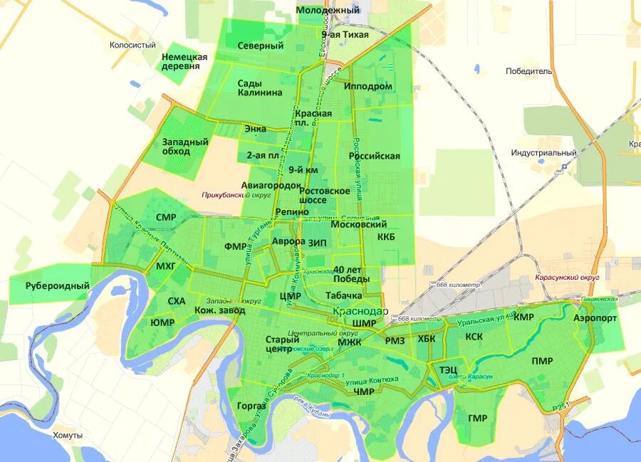 Московская краснодар на карте. Карта Краснодара по районам. Районы Краснодара на карте. Краснодар карта города по районам. Районы Краснодара на карте с границами.