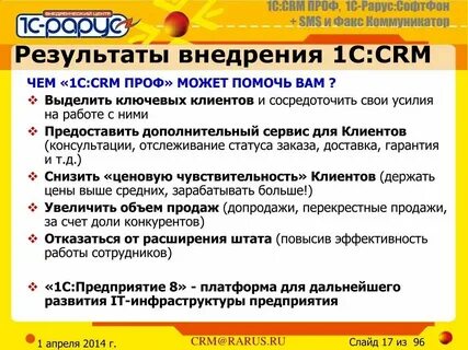 Этапы внедрения crm системы